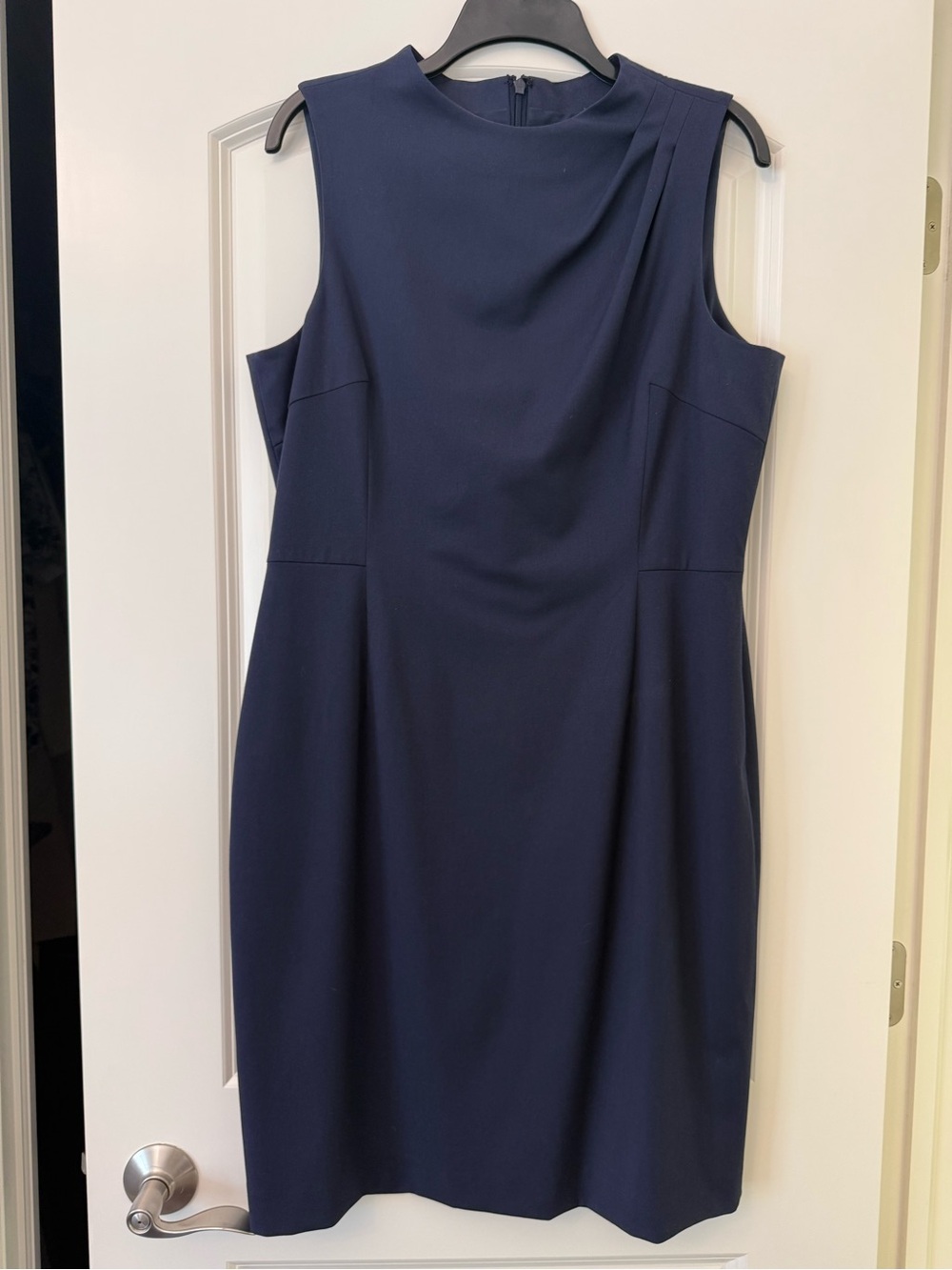 ANTONIO MELANI Navy Sleeveless Dress